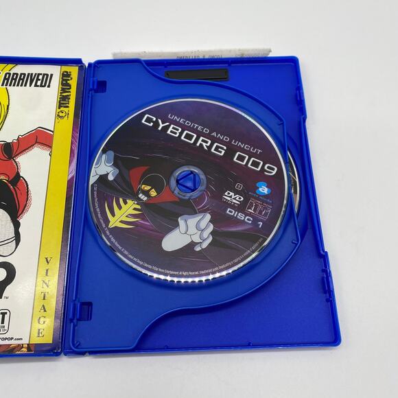 Cyborg 009 Unedited and Uncut DVD Video EUC - Picture 4 of 5